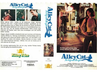 Alley Cat  Inst.  VHS